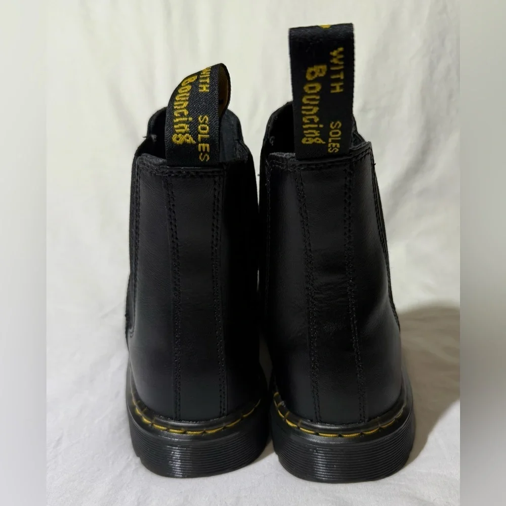 Dr. Martens Black Leather Ankle Boots